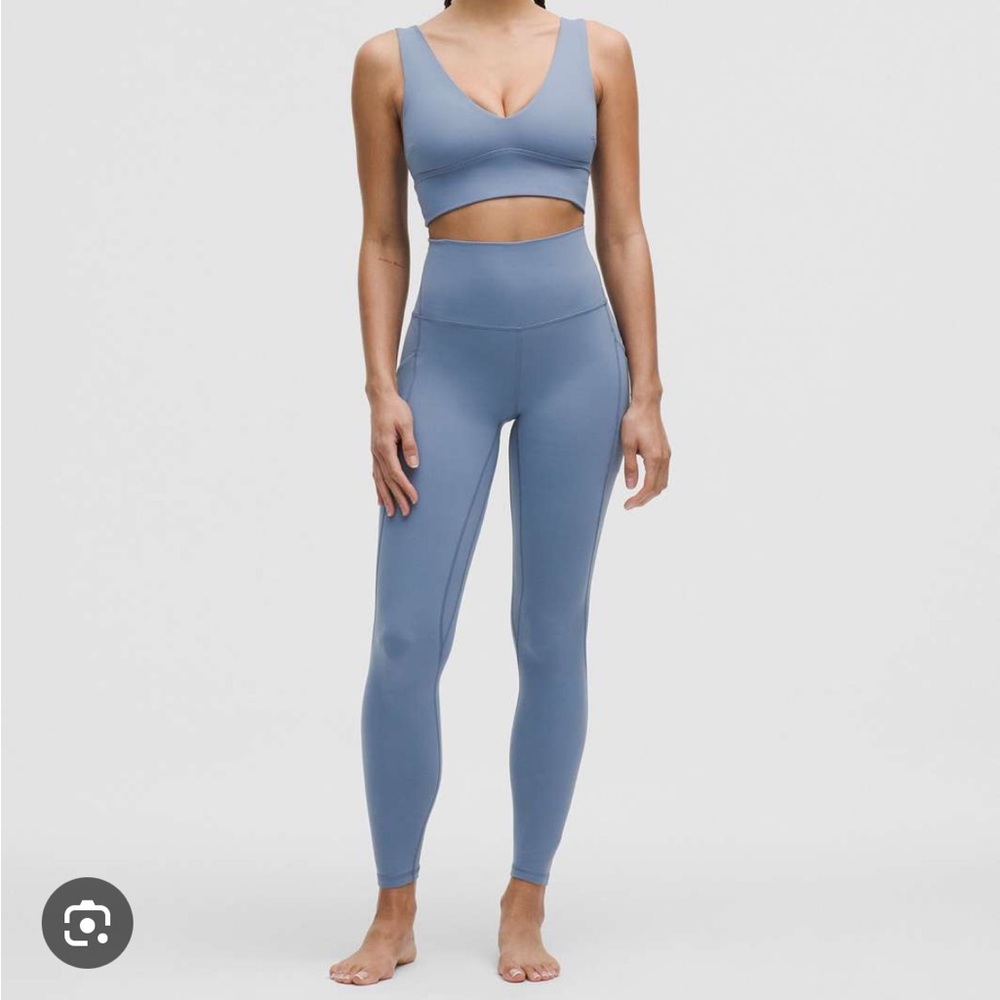 Lululemon Align 28” High Rise Leggings in Washed Denim